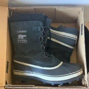 Sorel Caribou Men's Boots - Black and Gray